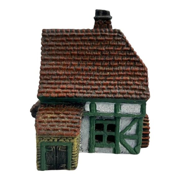 Village Hand Painted Cottage Porcelain Mill Shop 3.25”x2.5”x3” For Village - Picture 2 of 8